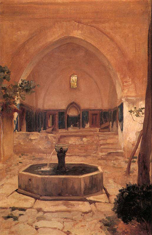Courtyard of a Mosque at Broussa
